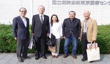 （写真左から）村垣会長、鈴木先生 宮原様、長野、友澤様