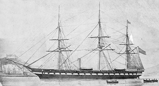 USS Roanoke（1857-1883）DEPARTMENT OF THE NAVY - NAVAL HISTORICAL CENTER